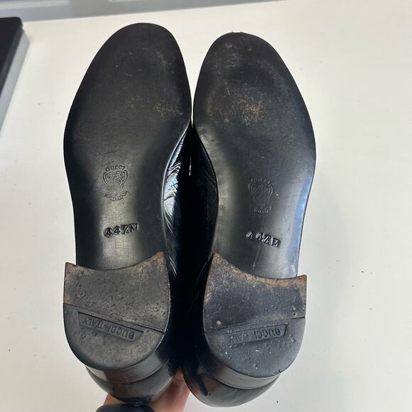 Vintage Gucci Men's loafers black size EU 44.5 US 11.5 - Picture 11 of 16